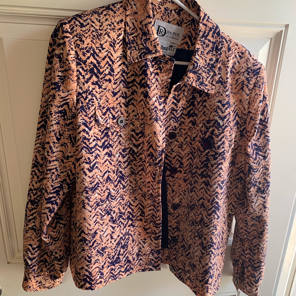 Da Rue of California Patterned Jacket